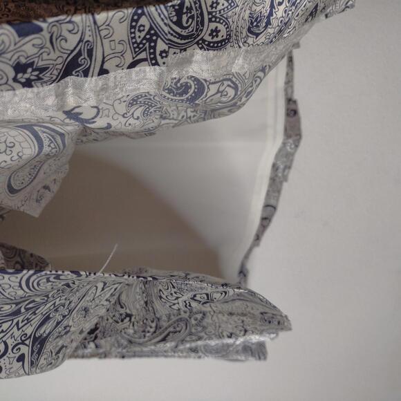 Preloved J. Crew Women's Blue/White Print Skirt Size 10 - Picture 3 of 5